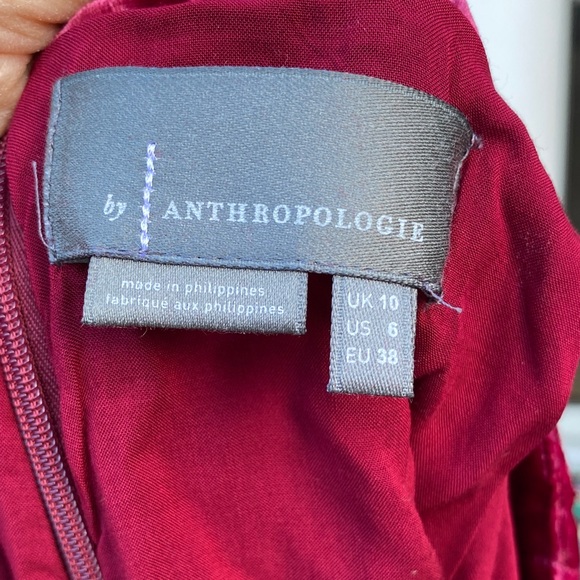 Elegant Velvet Raspberry-Red Skirt - Picture 2 of 6